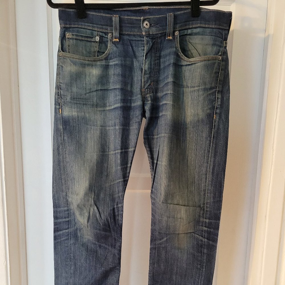 Levis 511 Slim Jeans 34 x 32 Worn Broken In Levi's Denim